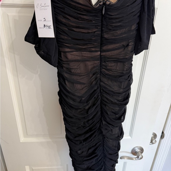 Miss Circle Black Dress - Picture 4 of 4